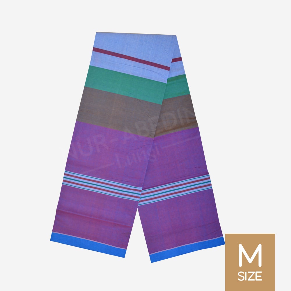 Berry Stripe Handloom Lungi